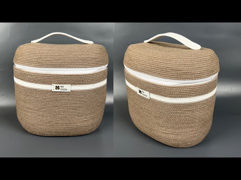 Видео: Органайзер - косметичка из шнура , мастер класс , розыгрыш шнура