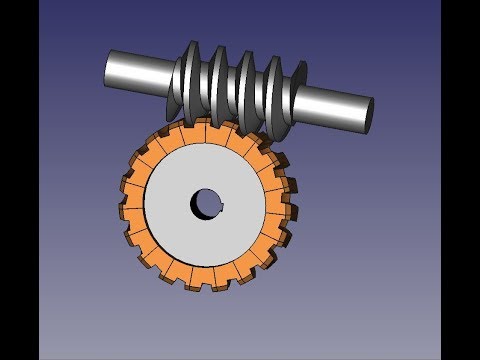 Видео: FreCad Правильная червячная пара
