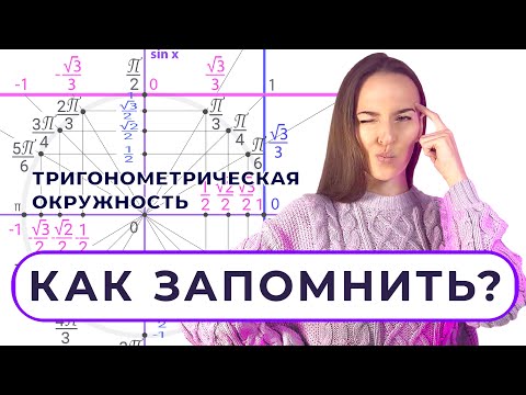 Видео: Тригонометрическая окружность. Как ПОНЯТЬ и ЗАПОМНИТЬ?