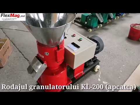 Видео: Granulator furaje si cereale model KL-200, rodajul (apcatca, Шлифовка) si modul de lucru. FlexMag.md