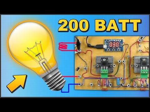 Видео: 💥 ЗАЖИГАЮ ЛАМПУ НА 200 ВАТТ 💡 ГЕНЕРАТОРОМ РАДИАНТНОЙ ЭНЕРГИИ ⚡