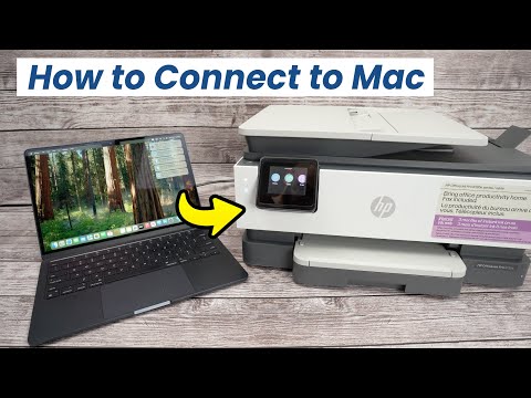 Видео: Как подключить компьютер Mac к принтеру HP OfficeJet Pro 8135e