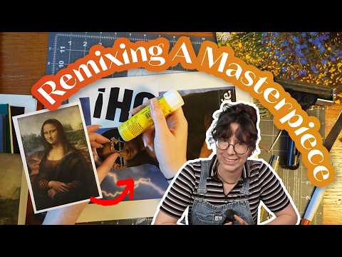 Видео: Создаём аналоговый коллаж с Моной Лизой 😏 | Master Pieces