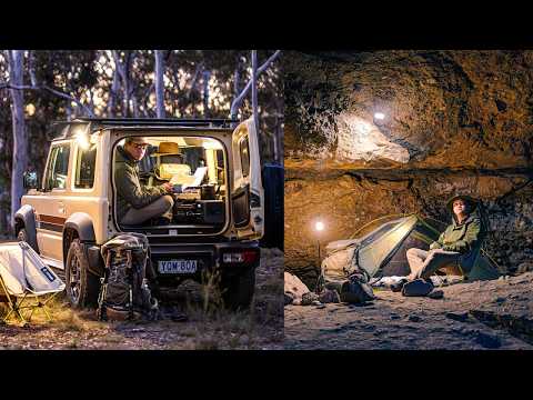 Видео: 3 дня соло-туризма: ночёвка в Jimny и 35 км поход к пещере | ASMR | Bluetti AC50B