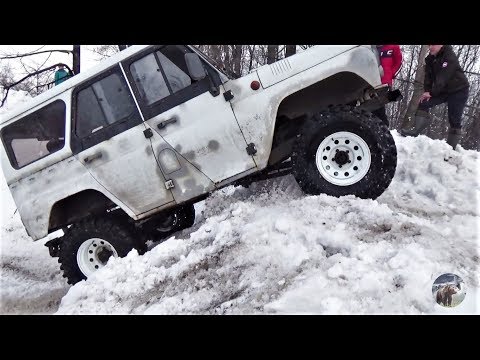 Видео: УАЗ тоже может!!! Нивы УАЗы Great Wall Safe по снегу
