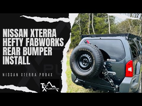 Видео: Установка заднего бампера Nissan Xterra Pro 4x Hefty Fabworks Overland Build