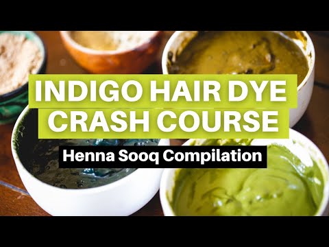 Видео: Всё, что вам нужно знать о краске для волос индиго — КРАТКИЙ КУРС — Подборка Henna Sooq