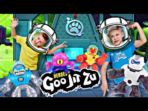 Видео: SUPER обзор ГУДЖИТСУ Галактическая атака / Goo Jit Zu // KiFill boys