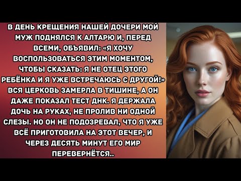 Видео: В день крещения нашей дочери мой муж поднялся к алтарю и, перед всеми, объявил: «Я хочу...