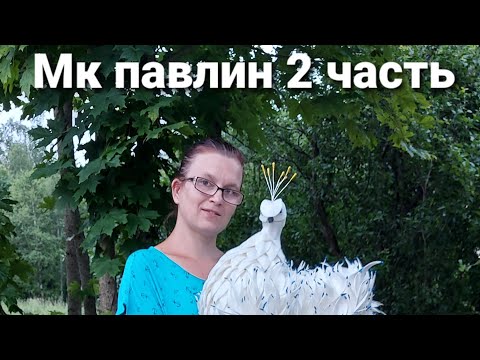 Видео: Мастер класс павлин 2 часть!!!