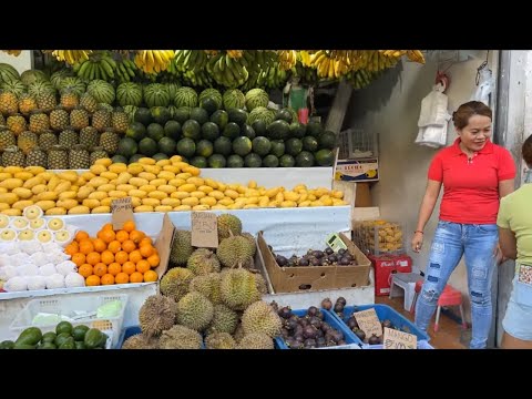 Видео: Рынок на Боракае: цены на фрукты, овощи, мясо | Филиппины