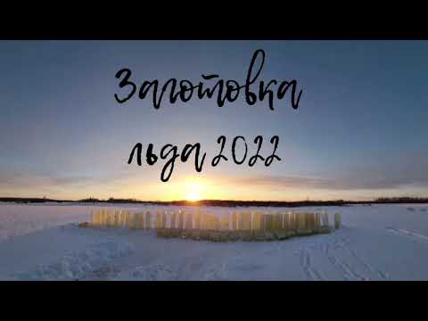 Видео: Заготовка льда в Якутии с помощью штиль 660 (stihl660)