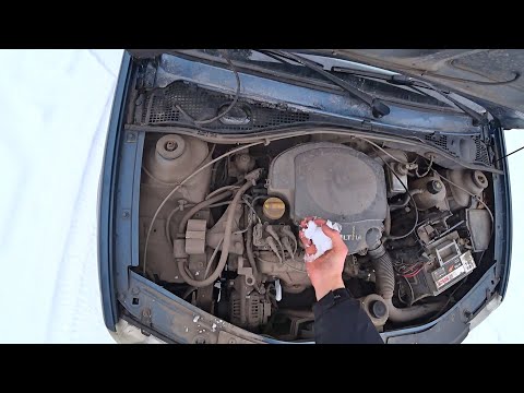 Видео: Dacia Logan глохнет на ходу . Диагностика снегом