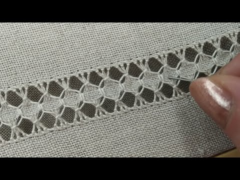 Видео: Як виконати мережку| Мережка " Ліхтарик" |Hand embroidery|