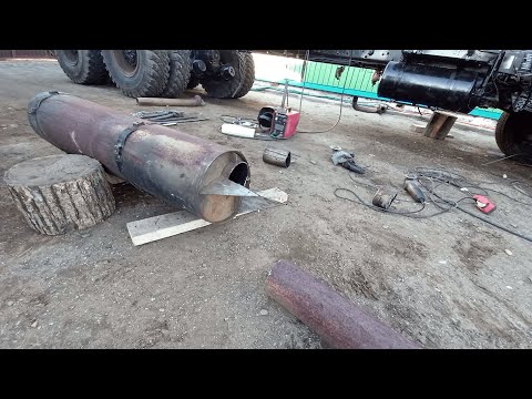 Видео: Продолжаем борьбу с выхлопом на мазе ,приобрел выхлопную систему-приводим ее в порядок