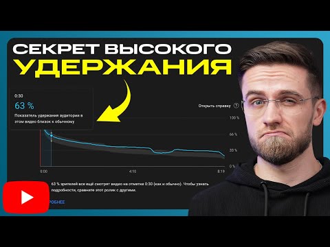 Видео: Как Увеличить Удержание и Время Просмотра на YouTube? СЕКРЕТНЫЙ МЕТОД