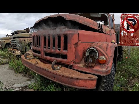 Видео: ПОЧЕМУ их БРОСИЛИ? / ЗАБРОШЕННЫЙ АВТОПАРК / Сахалин