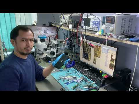 Видео: iPhone 14 pro max. Перестал ловить сеть. Восстановление после падения. 50+ оторванных контактов🫣