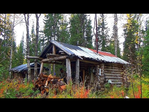 Видео: Сплав по таёжной речке. Изба в тайге приютила нас от непогоды. Сказочные места северных рек. #3