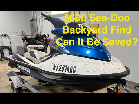Видео: Гидроцикл Seadoo с турбонаддувом за 600 долларов. МОЖНО ЛИ ЕГО СПАСТИ?