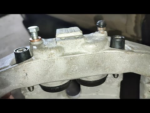 Видео: Установка 356 тормозов вместо 312 VAG часть 2