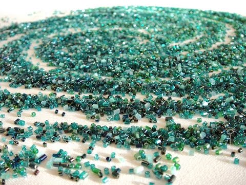 Видео: Голубая ель. Урок 2 - Замес бисера / Blue spruce. Lesson 2 - Bead mix