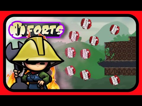 Видео: Forts - РАЗНОС ВРАГА В EXTRA STUFF MOD!!!Разрушили врага до основания #forts #фортс #ЛысыйДядь