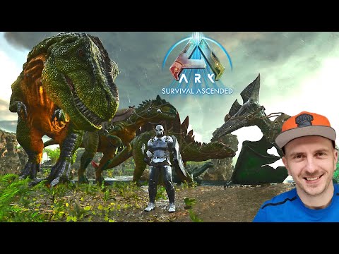 Видео: Приручил Стегозвра АЛЛОЗАВРА Птеранодона и Ти РЕКСА - ARK Survival Ascended #1