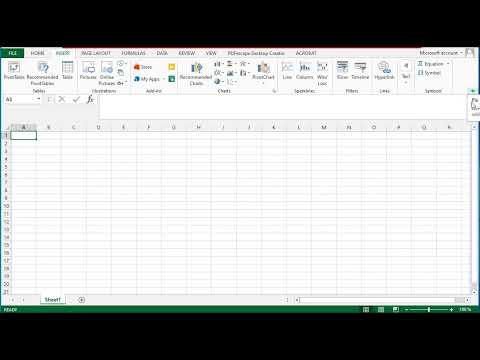Видео: Как да покажа скрия менютата в ексел - меню бар