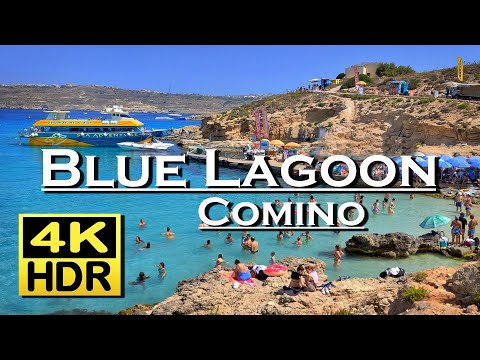 Видео: Голубая лагуна Комино, Мальта, в формате 4K HDR UHD Dolby Atmos 💖 морская прогулка на паромах Комино