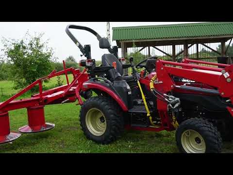 Видео: Как минитрактор Solis 26 справляется с косилкой 1.35м. Отзыв владельца.