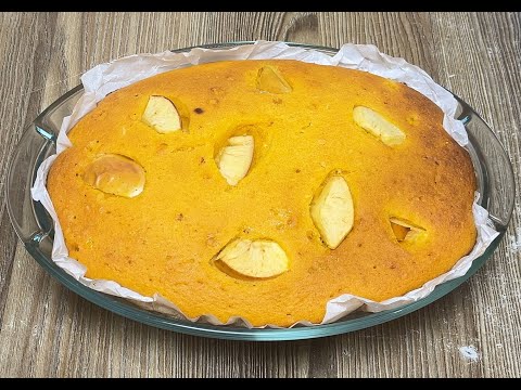 Видео: Пирог с яблоками и запеченой тыквой