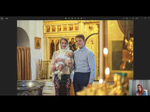Видео: Съемка и обработка кадров в храме. Таинство крещения