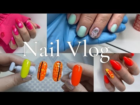 Видео: Влог/ Рабочий день/ Дизайн /#nails #укреплениеногтей #маникюр #дизайнногтей #ногти #влог