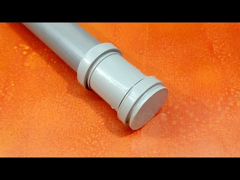 Видео: Классная идея из пластиковой канализационной трубы Тубус для хранение Что можно сделать из трубы