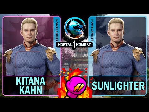 Видео: MK1 Китана Кан (HOMELANDER) VS Санлайтер (HOMELANDER)🥊Mortal Kombat 1🥊4K 60ᶠᵖˢ