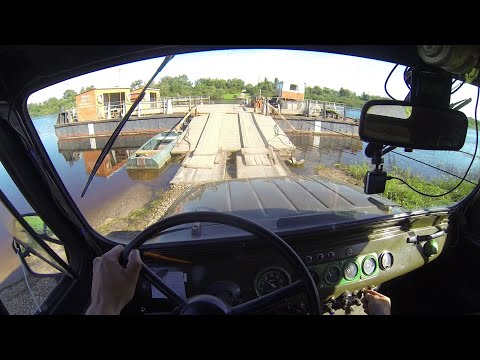Видео: г. Дисна и паром на реке Западная Двина