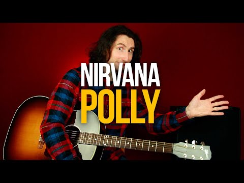 Видео: Как играть Nirvana Polly на гитаре