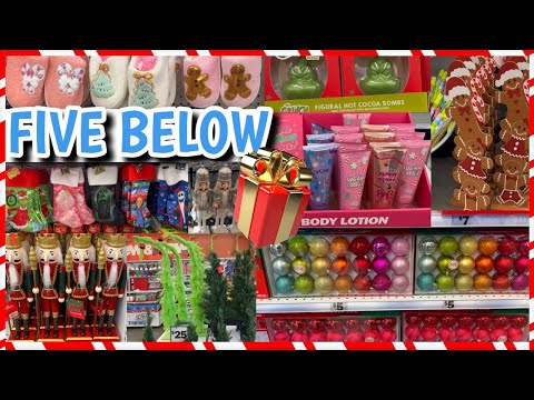 Видео: Невероятные рождественские находки в Five Below! 🎅🎄❄️☃️🎁🦌
