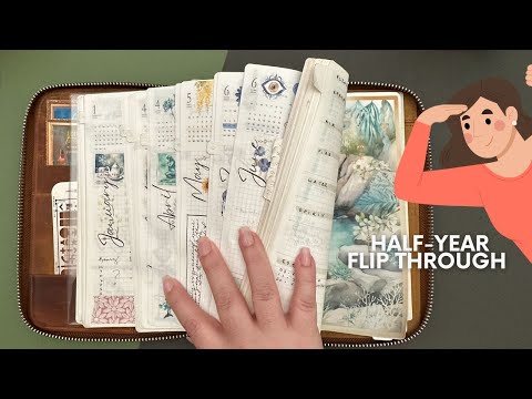 Видео: 🚪 Шесть месяцев в моем обычном ежедневнике Sterling Ink 📖 Январь-июнь 2024 г.