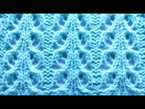 Видео: ,,ВОЛШЕБНАЯ  ИЗМОРОЗЬ ,,спицами для начинающих!