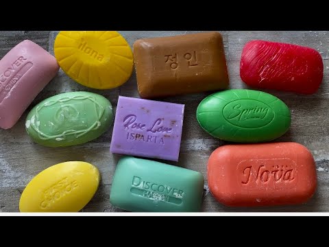 Видео: ASMR Soap cutting | Soap Carving|Резка мыла  | ASMR