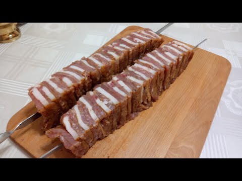 Видео: ШАШЛЫК СЛОЁНЫЙ из СВИНИНЫ на МАНГАЛЕ !  ХИТ ЭТОГО ЛЕТА !