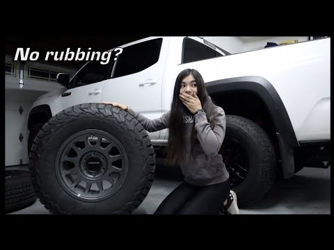 Видео: Установка шин 285 на Tacoma TRD Pro