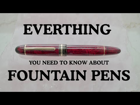 Видео: Все, что вам нужно знать о перьевых ручках