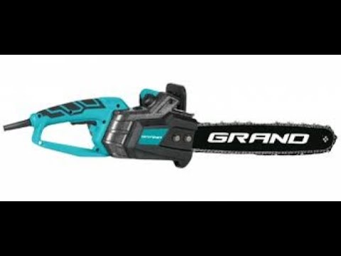 Видео: Электропила цепная Grand ПЦ 2700М