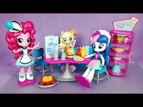 Видео: Кафе Пинки Пай - набор Equestria Girls Minis