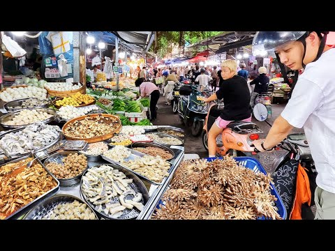 Видео: Китай Фучжоу Утренний рынок: Крабовая паста, салат из акульей кожи и сладкий угорь в красном вине