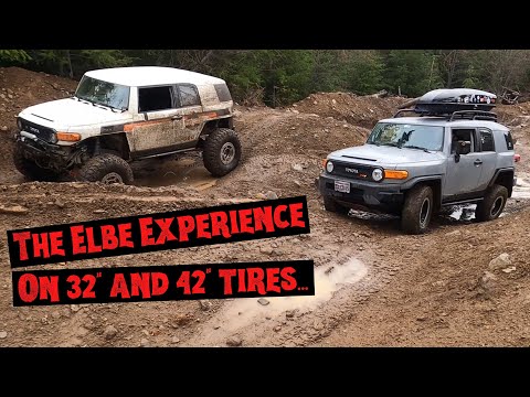 Видео: Stock FJ Cruiser Trail Teams против Elbe