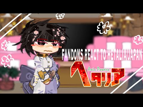 Видео: Реакция фандомов на Хеталию/Японию ||Часть 3 ||2X ||Honda Kiku|| romaisa_xd